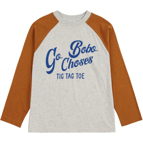 Bobo Choses Brown Go Bobo Ranglan Ærmer Bluse
