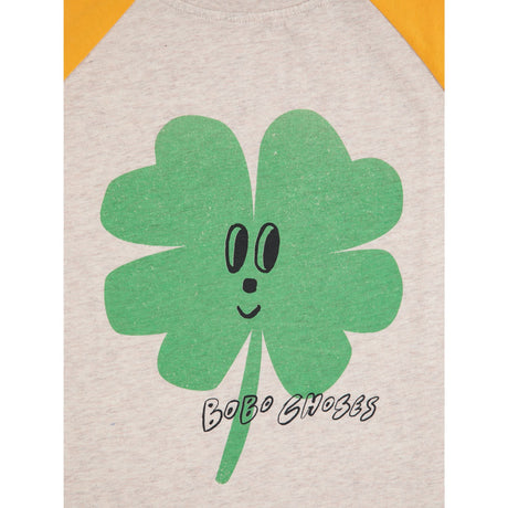 Bobo Choses Yellow Lucky Clover Ranglan Ærmer Bluse