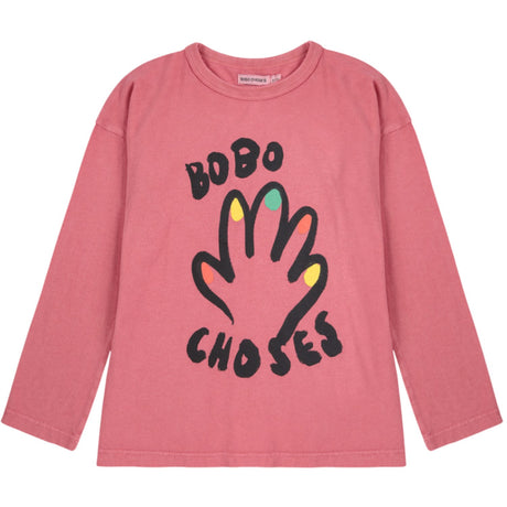 Bobo Choses Pink High Five Bluse