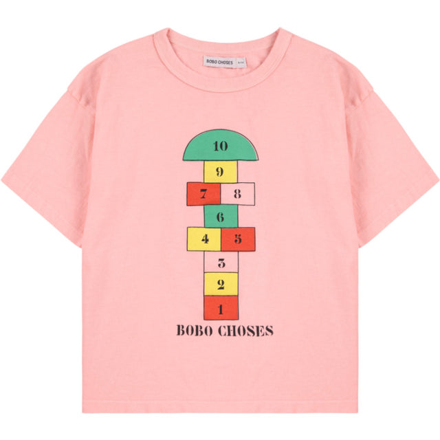 Bobo Choses Pink Hopscotch T-Shirt
