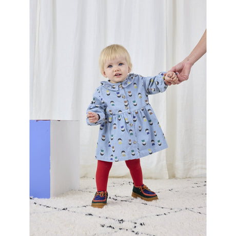 Bobo Choses Light Blue Game Pawns All Over Light Denim Kjole