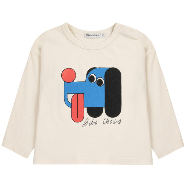 Bobo Choses White Doggy Mate Bluse