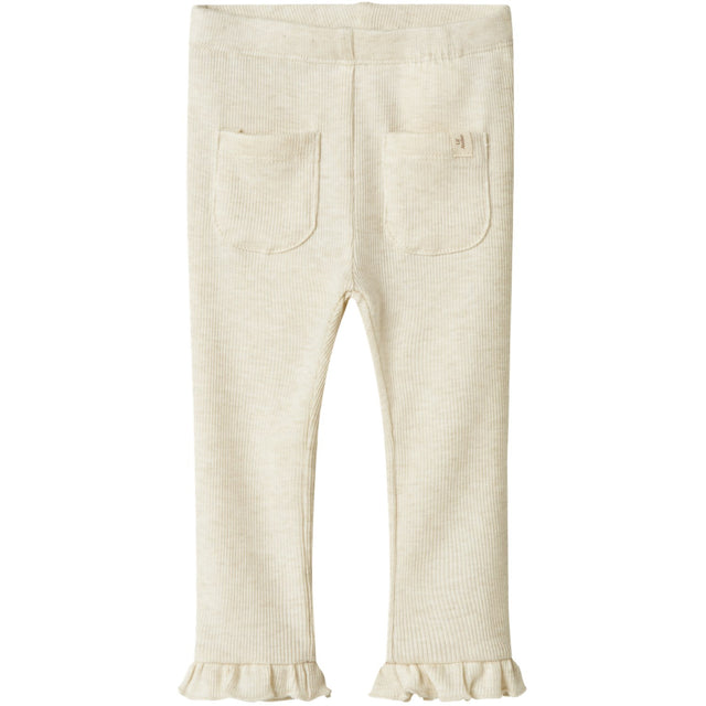 Lil'Atelier Turtledove Melange Darla Slim Leggings