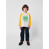 Bobo Choses Yellow Lucky Clover Ranglan Ærmer Bluse