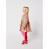 Bobo Choses Pink Dices All Over Micro Corduroy Kjole