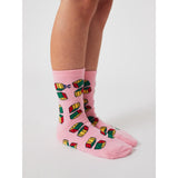 Bobo Choses Pink Dices All Over Kort Strømper