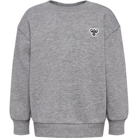 Hummel Grey Melange Mini Loose Crewneck Bee