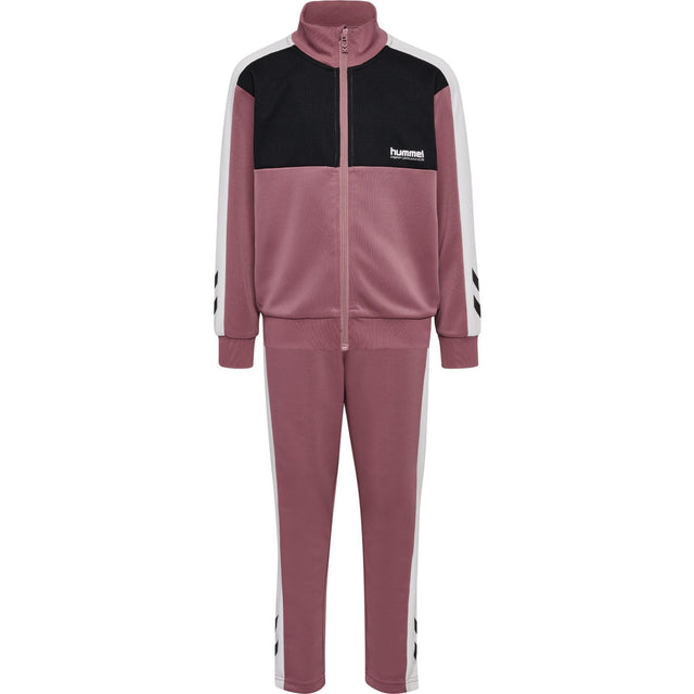 Hummel Wistful Mauve Colorblock Tracksuit