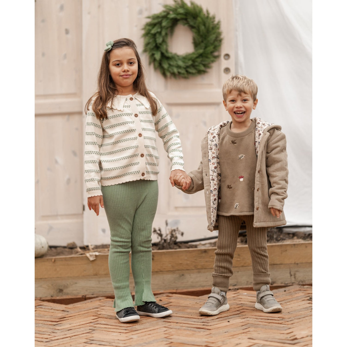 Hanevild Shale Green Tilde Bukser