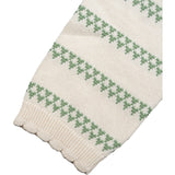 Hanevild Shale Green Heart Cardigan