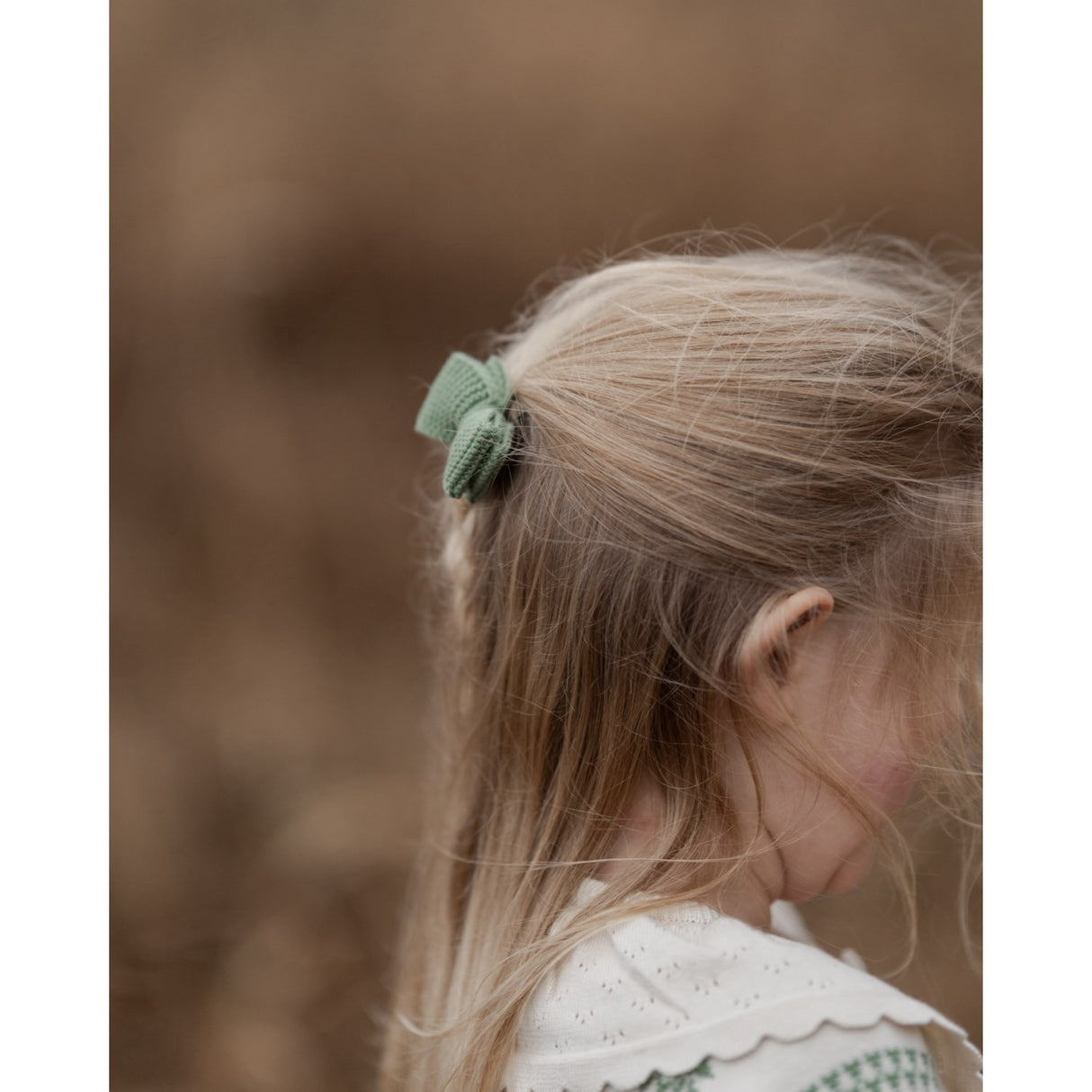 Hanevild Shale Green Tanja Sløjfe