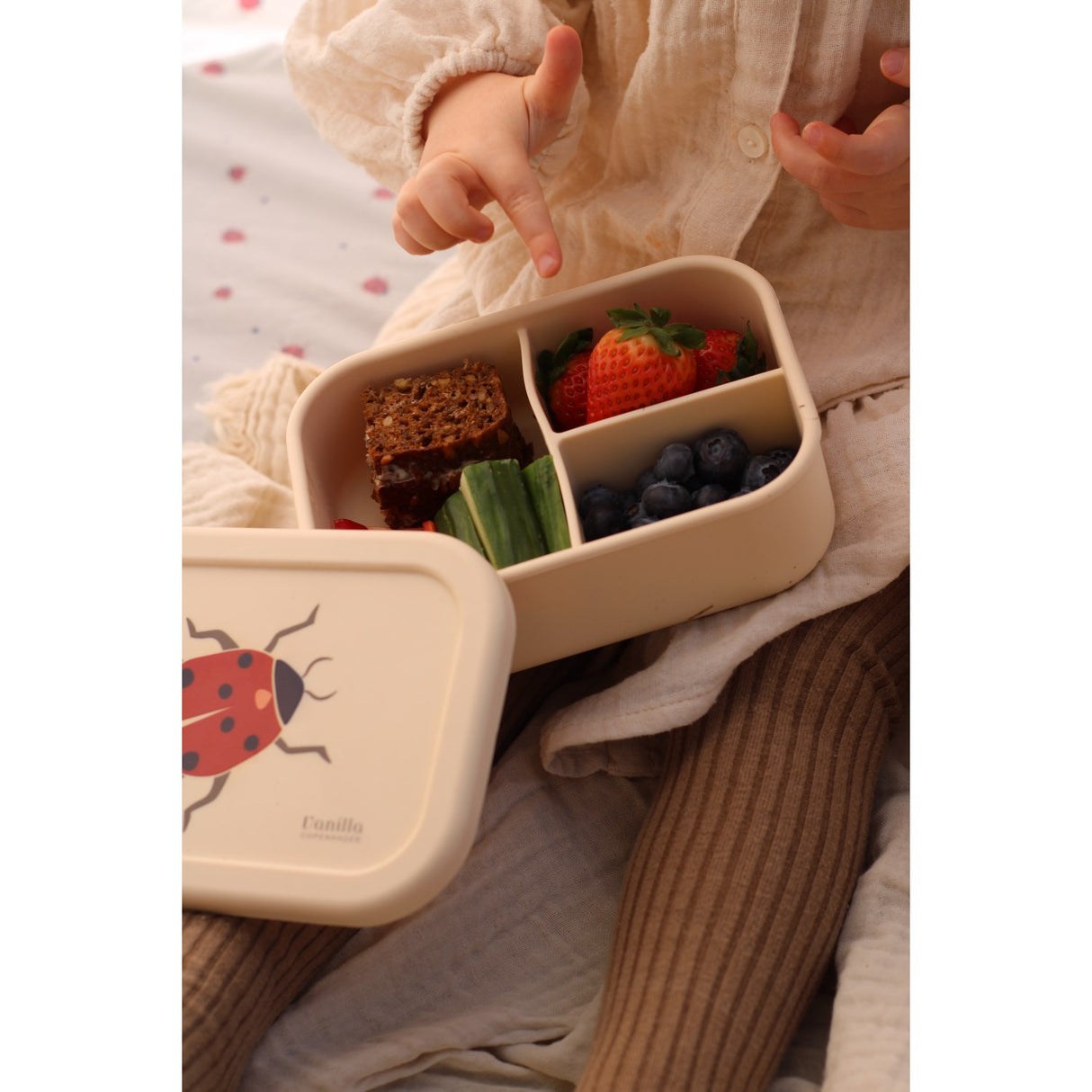 Vanilla COPENHAGEN Lady Lovebug Madkasse - Silicone