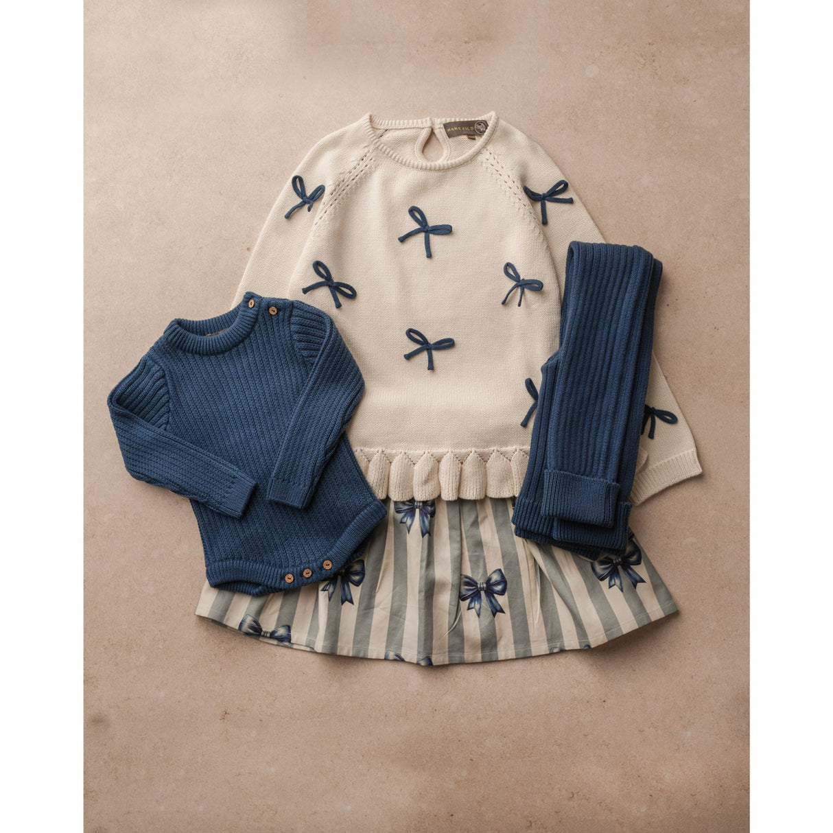 Hanevild Ensign Blue Albert Romper