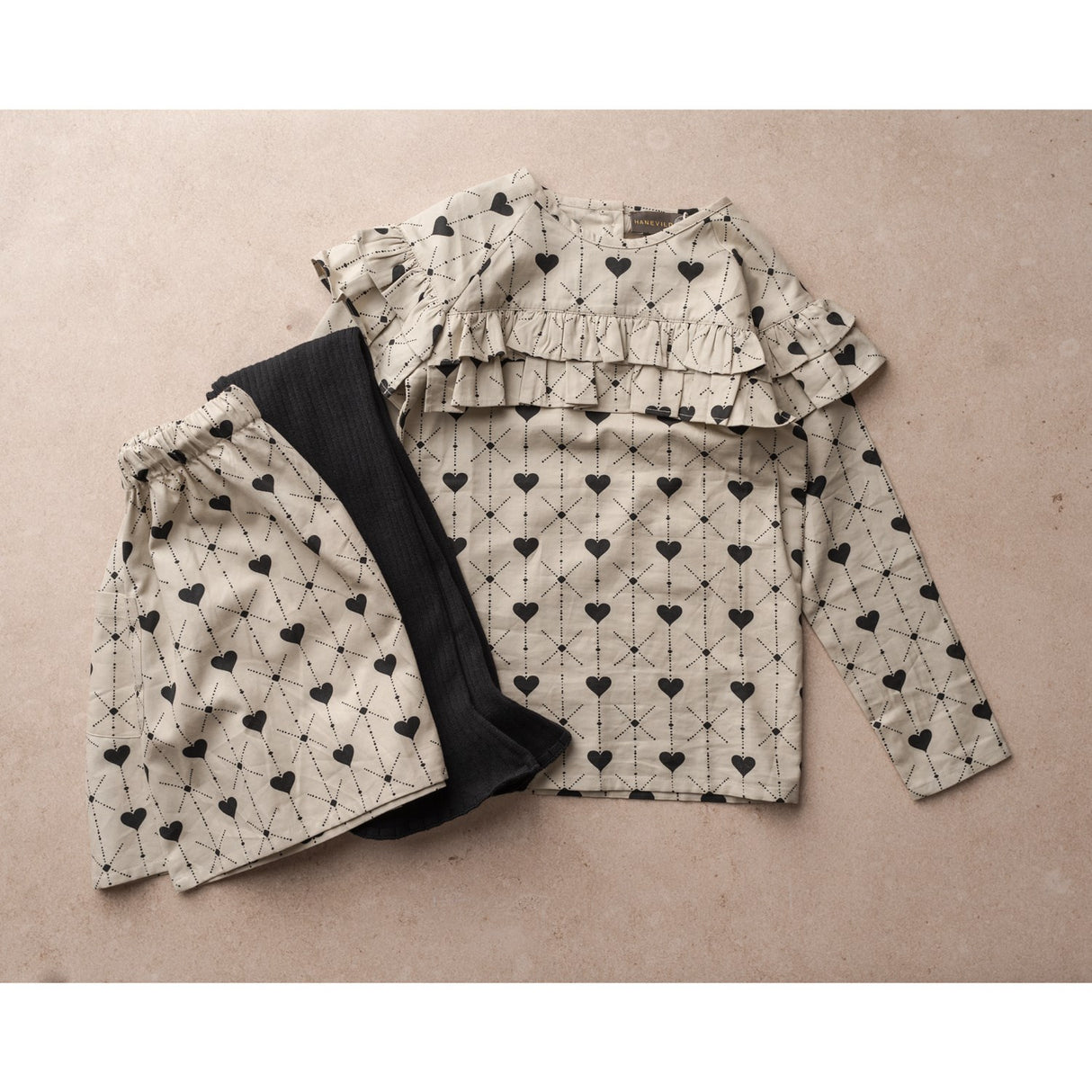 Hanevild Rainy Heart Nederdel