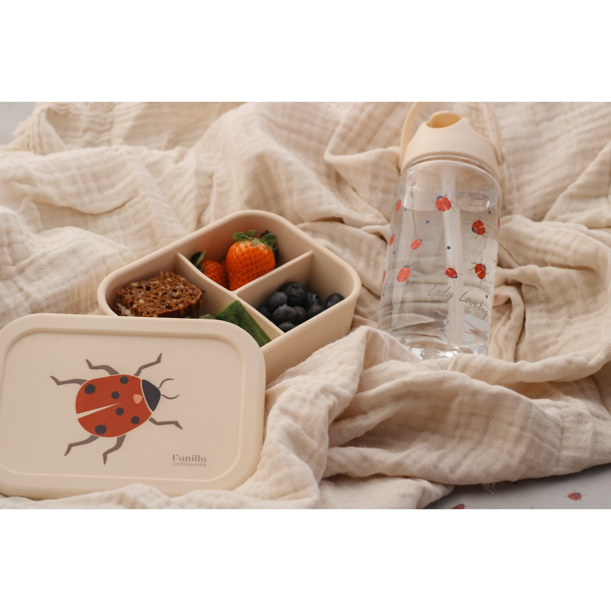 Vanilla COPENHAGEN Lady Lovebug Madkasse - Silicone