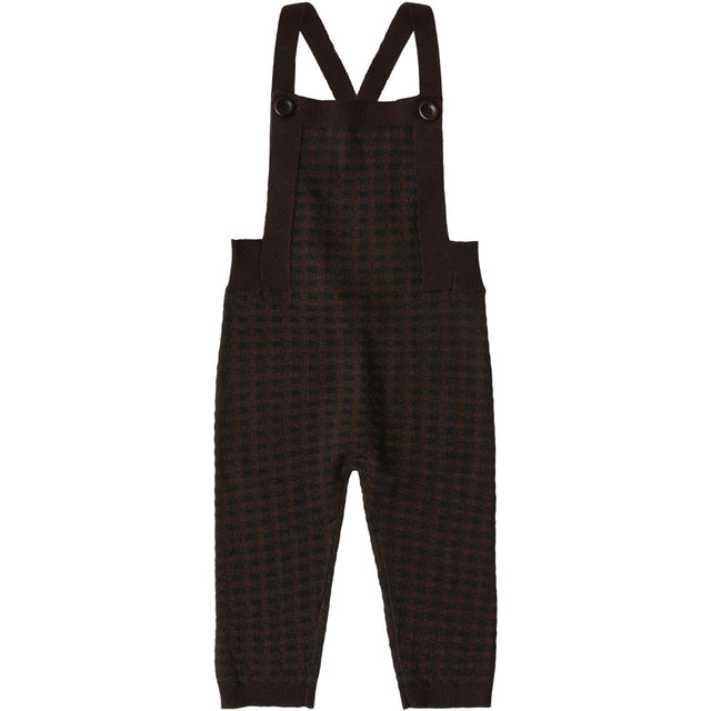 FUB Mocca/Dark Navy Baby Checked Smækbukser