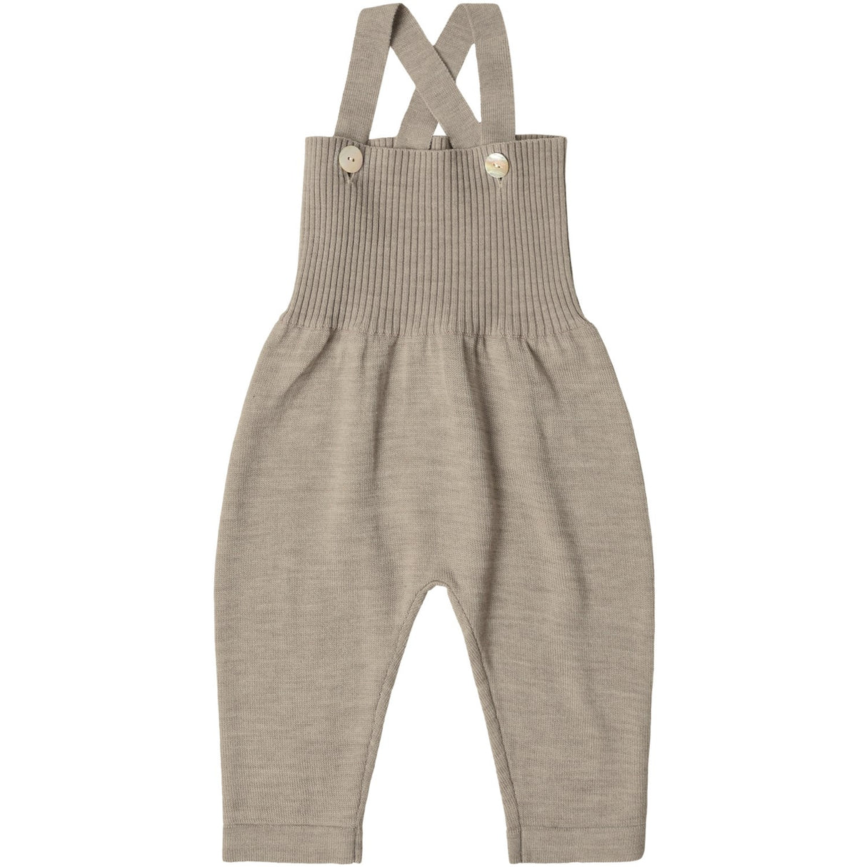 FUB Oat Melange Baby High Waist Smækbukser