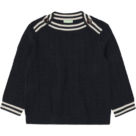 FUB Dark Navy Baby ZigZag Bluse