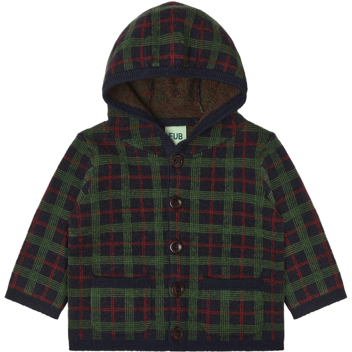 FUB Dark Navy Baby Felted Jakke