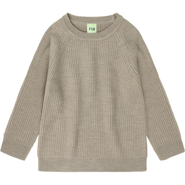 FUB Oat Melange Raglan Sweater