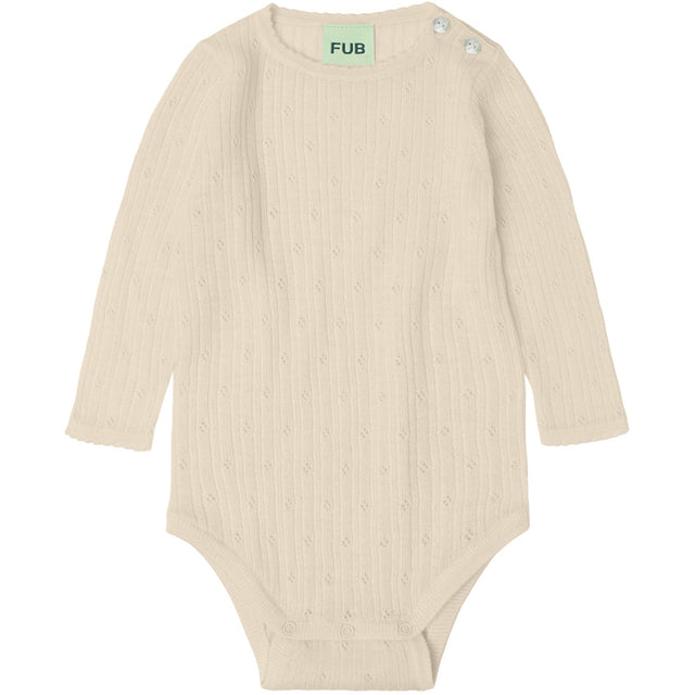 FUB Ecru Baby Pointelle Body