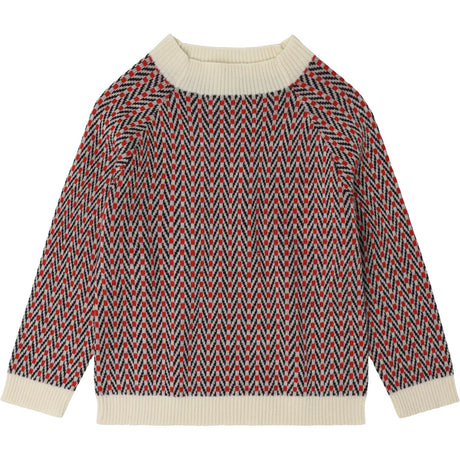 FUB Ecru Herringbone Sweater