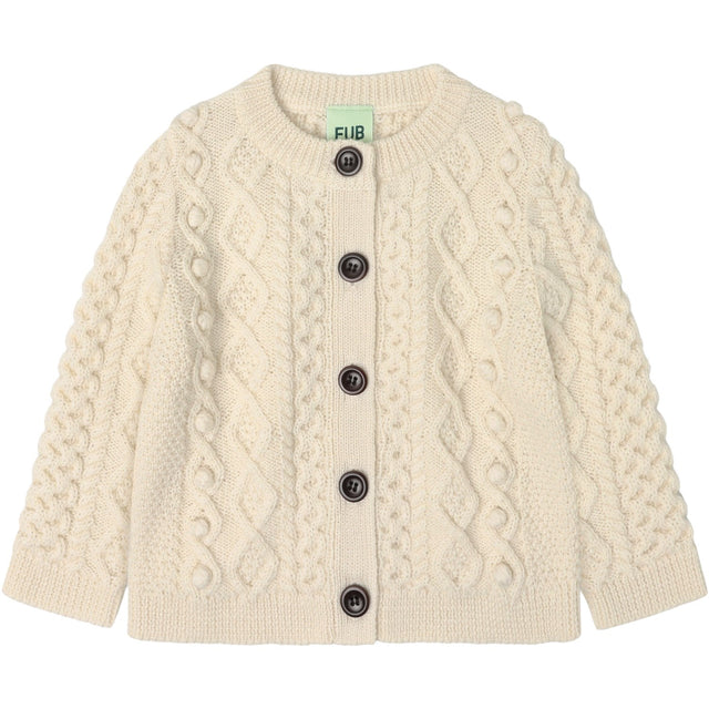 FUB Ecru Baby Aran Cardigan