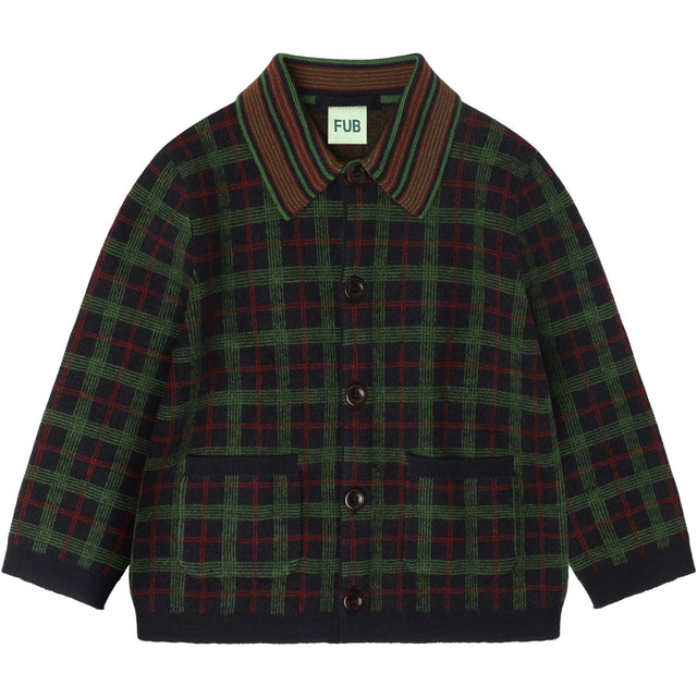 FUB Dark Navy Felted Jakke