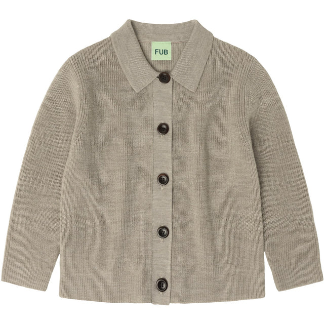 FUB Oat Melange Cardigan