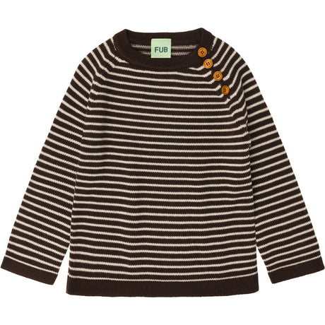 FUB Mocca/Ecru Sweater