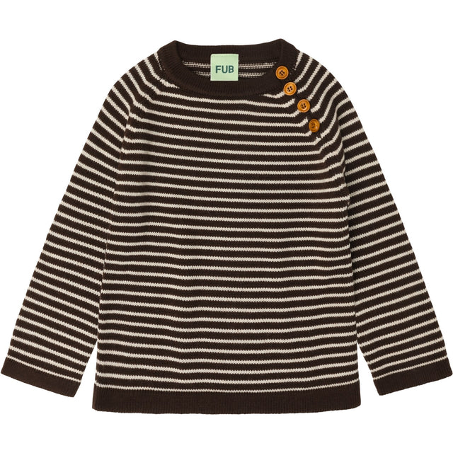 FUB Mocca/Ecru Sweater