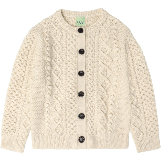 FUB Ecru Aran Cardigan