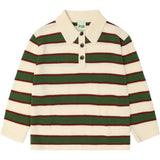 FUB Ecru Striped Polo