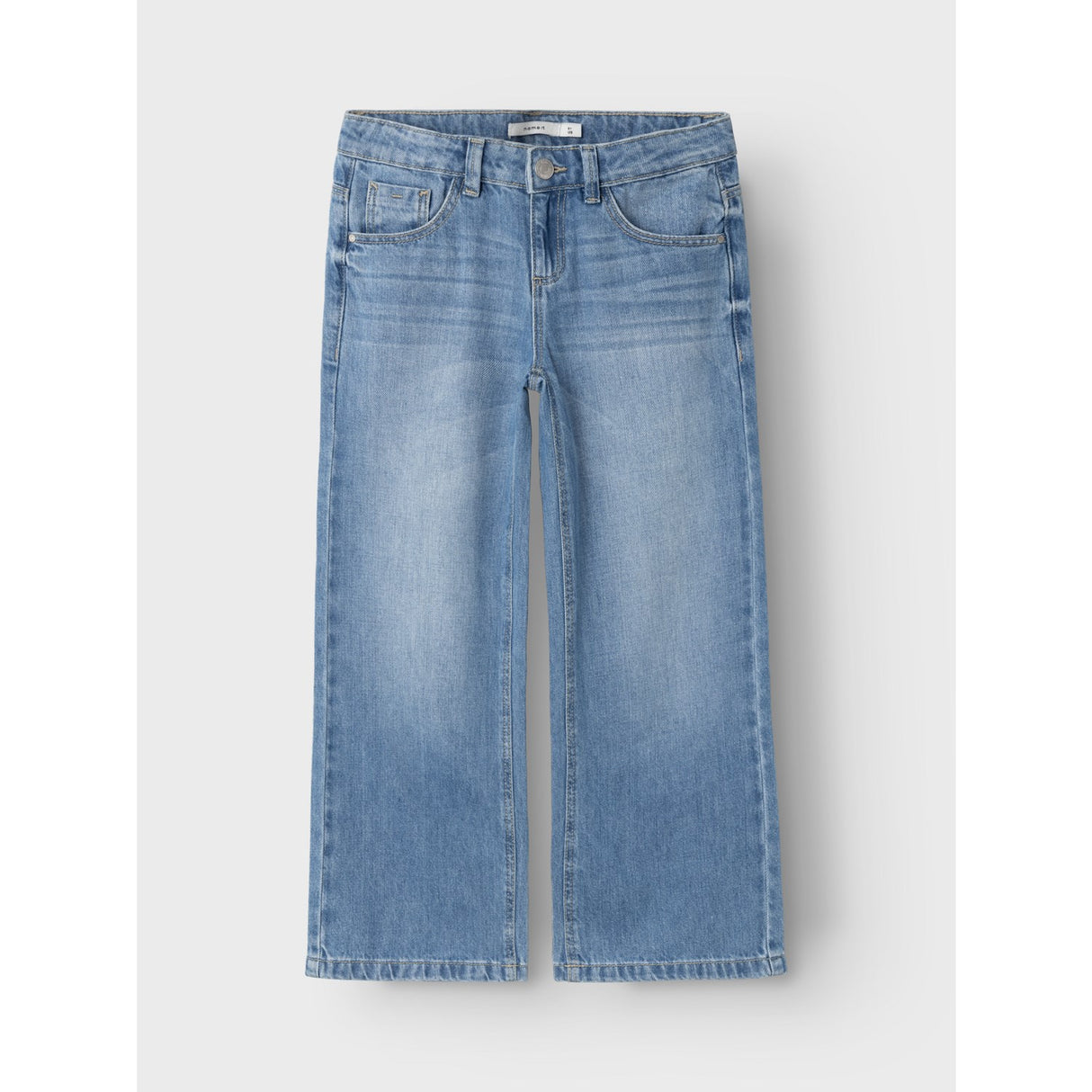 Name It Medium Blue Denim Rose Wide Jeans Noos