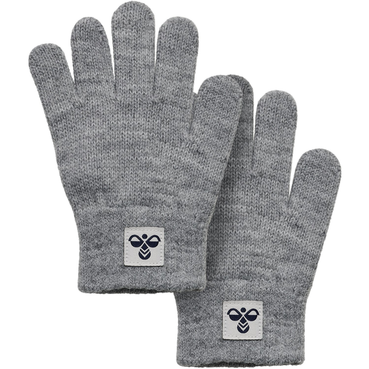 Hummel Grey Melange Strik Handsker 2-Pak