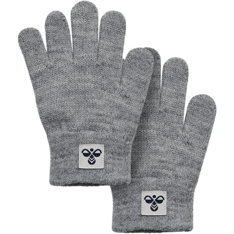 Hummel Grey Melange Strik Handsker 2-Pak