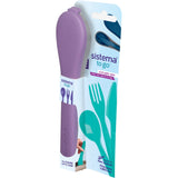 Sistema Misty Purple To Go Bestik Sæt