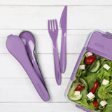 Sistema Misty Purple To Go Bestik Sæt