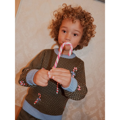 Flöss Dark Green Christmas Jasper Sweater