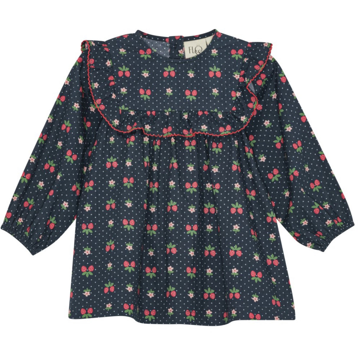 Flöss Navy Space Berry Sofia Kjole
