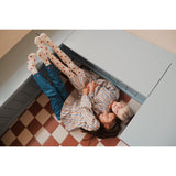 Flöss Mid Blue Strawberry Vilma Bukser