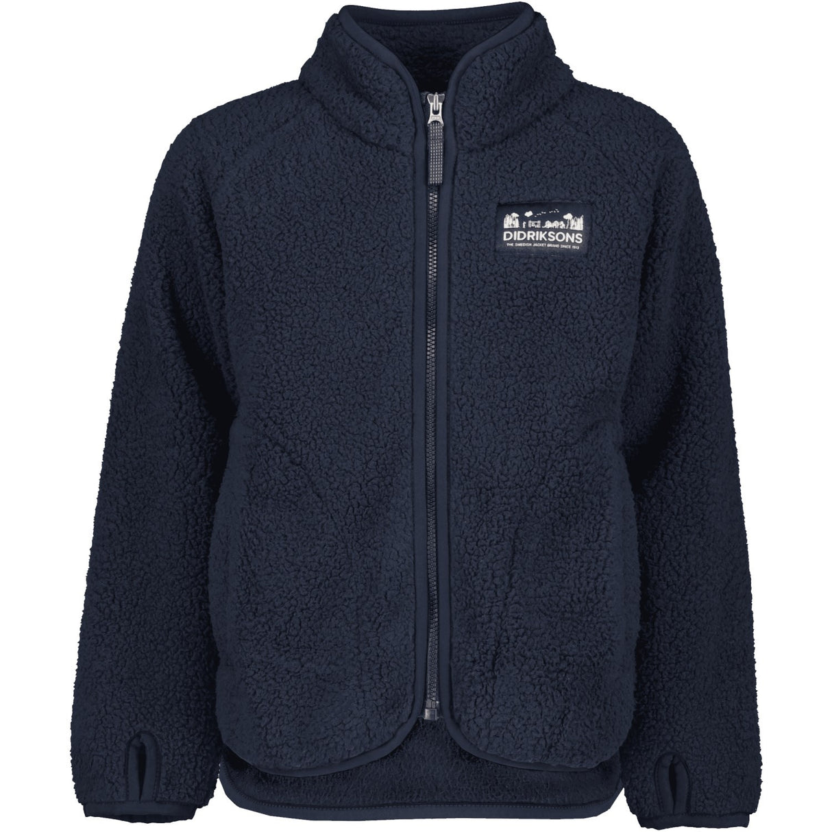 Didriksons Navy Gibbs Kids Fullzip 2