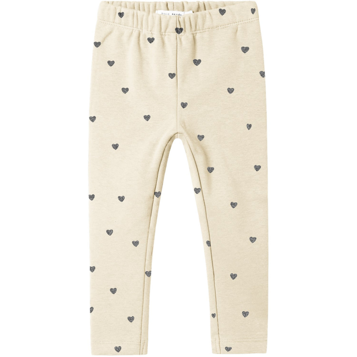 Name It Summer Sand W. Glitter Lava Smoke Hearts Nmftavina Sweat Fleece Leggings Bru Noos