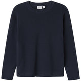 Name It Dark Sapphire Nkmnesolle Ls Pullover Strik Noos