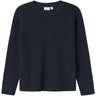 Name It Dark Sapphire Nkmnesolle Ls Pullover Strik Noos