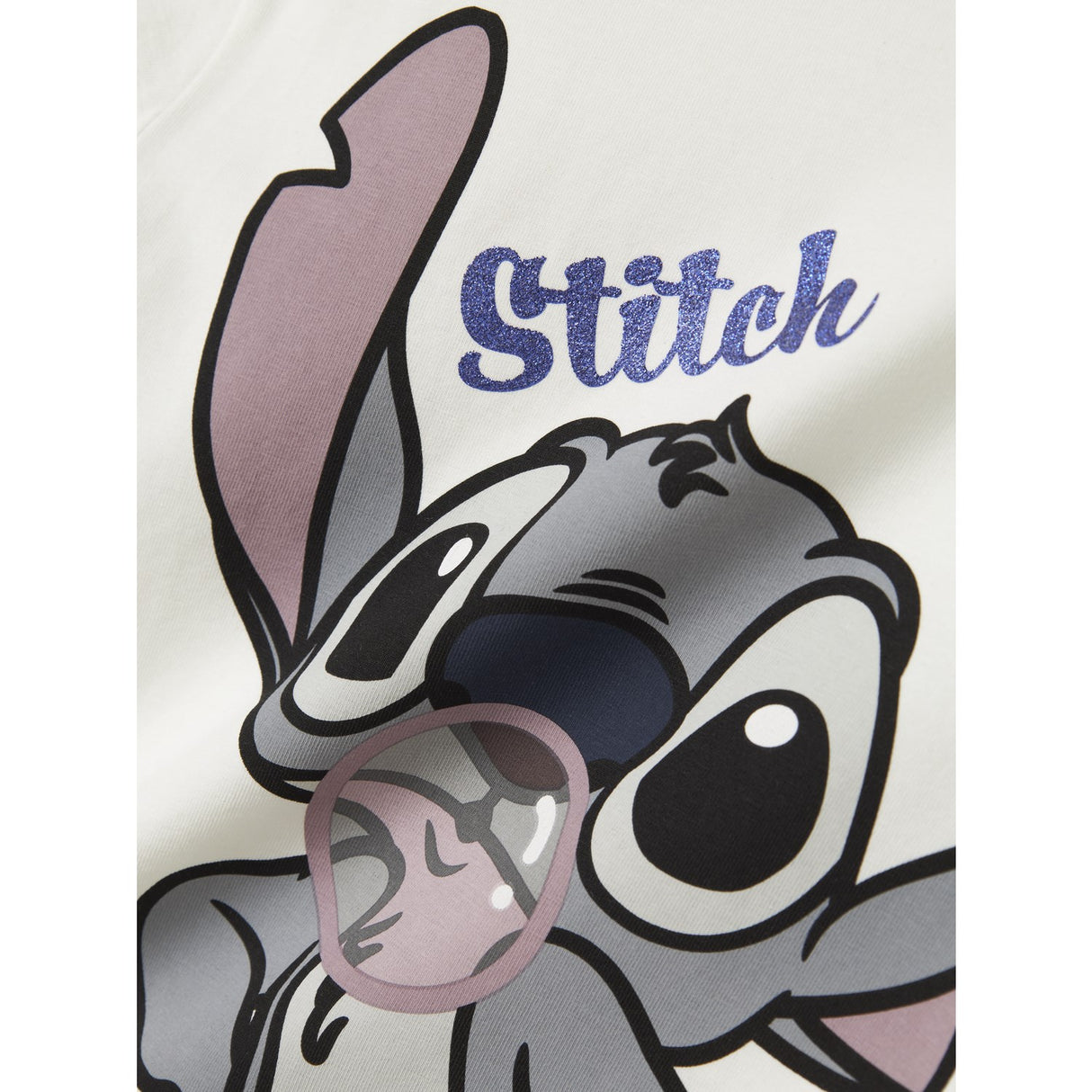 Name It Cloud Dancer Nkfakun Stitch Ss Nreg Top Box Noos Wdi