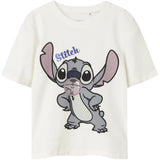 Name It Cloud Dancer Nkfakun Stitch Ss Nreg Top Box Noos Wdi