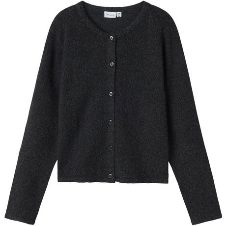 Name It Dark Grey Melange Nkfsaluna Ls Strik Card Noos