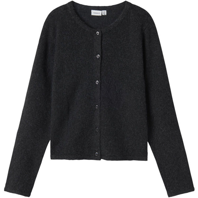 Name It Dark Grey Melange Nkfsaluna Ls Strik Card Noos