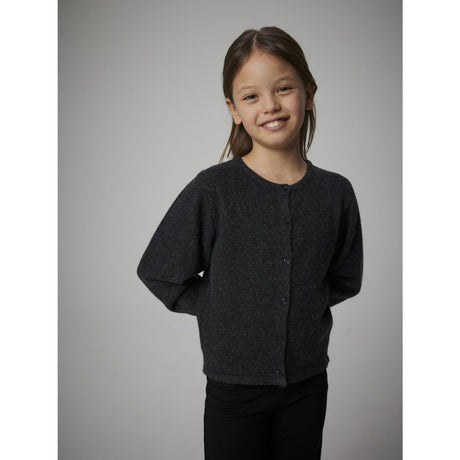 Name It Dark Grey Melange Nkfsaluna Ls Strik Card Noos